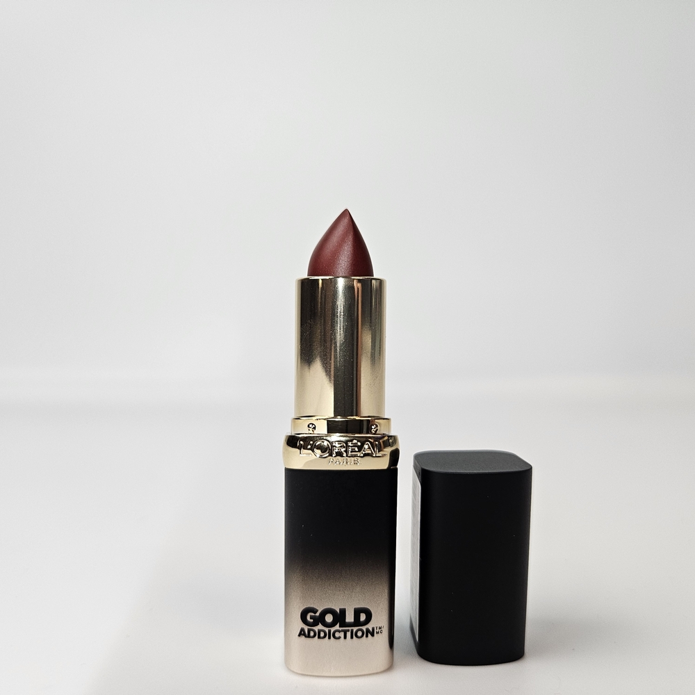 L'Oreal Gold Addiction Colour Riche Lipstick - 968 Burgundy